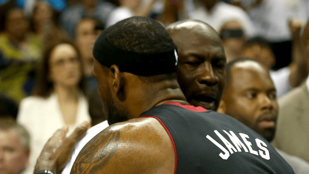 jordan and lebron friends