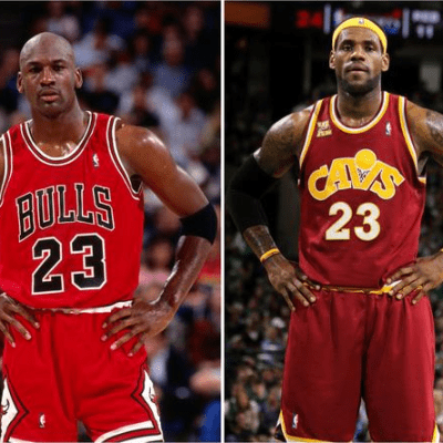 lebron james and michael jordan jersey numbers 23